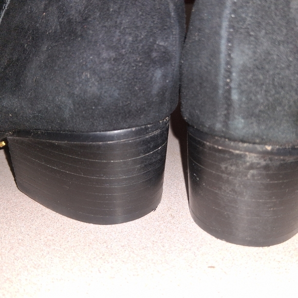 Lauren By Ralph Lauren Damara Leather Ankle Boots Size 7.5B - Picture 5 of 12